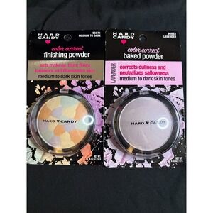 Hard candy color correct finishing powder bundle
